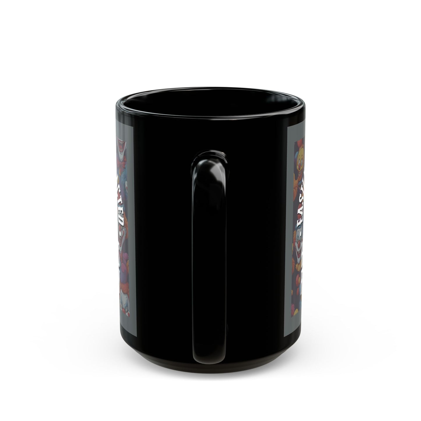Easily Distracted by Heinous Fuckery Little Jinx Grey Mug by cypherpunkgear.com