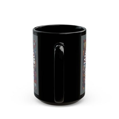 Easily Distracted by Heinous Fuckery Little Jinx Grey Mug by cypherpunkgear.com