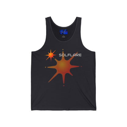 Solflare Unisex Jersey Tank Top by cypherpunkgear.com