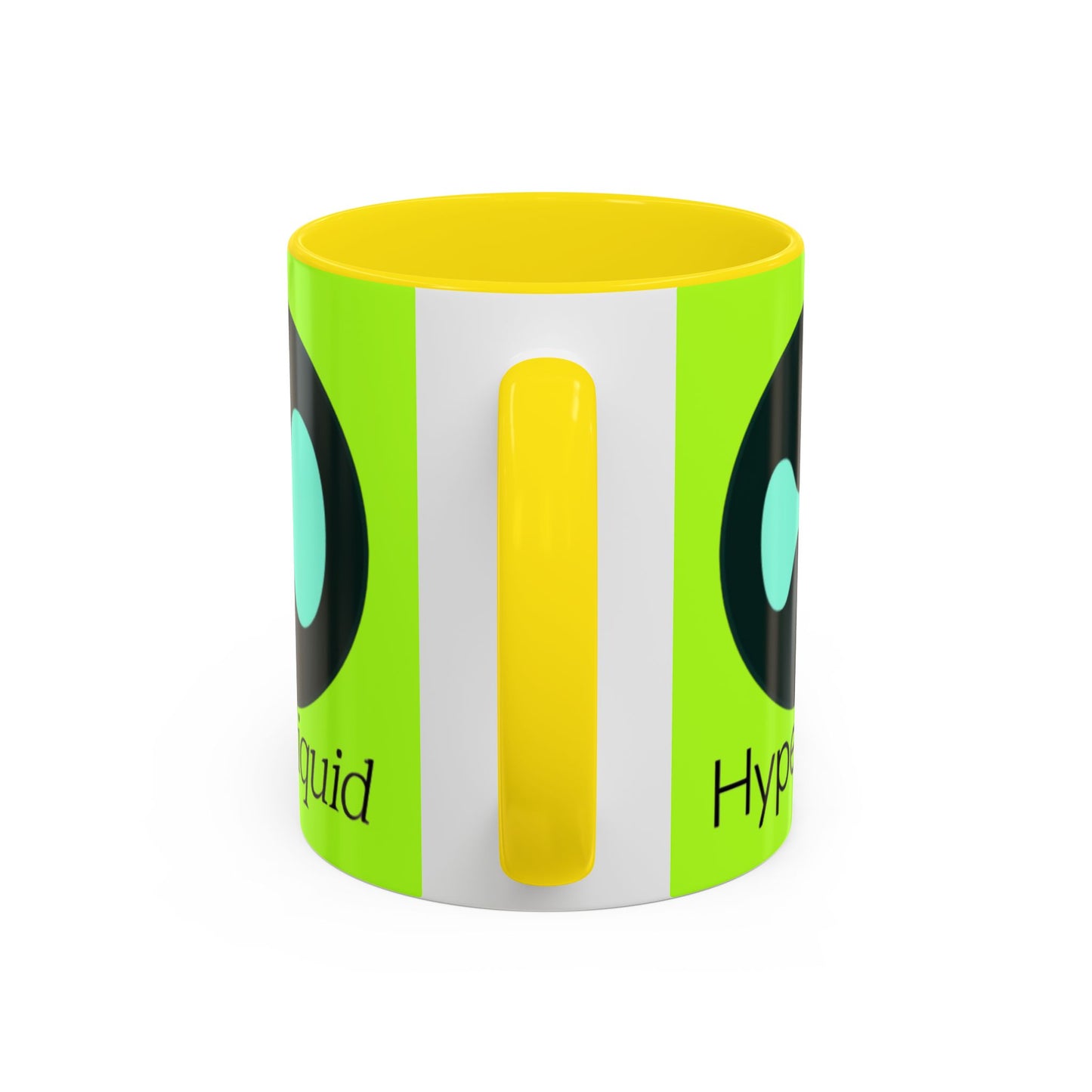 Hyperliquid Black font Green Accent Mug by cypherpunkgear.com
