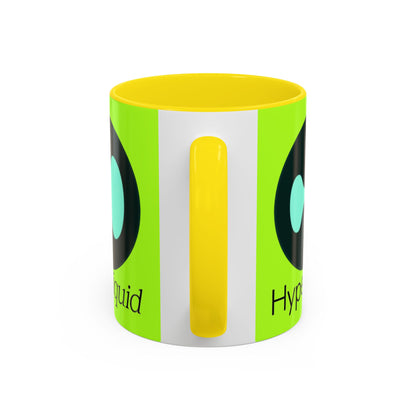Hyperliquid Black font Green Accent Mug by cypherpunkgear.com