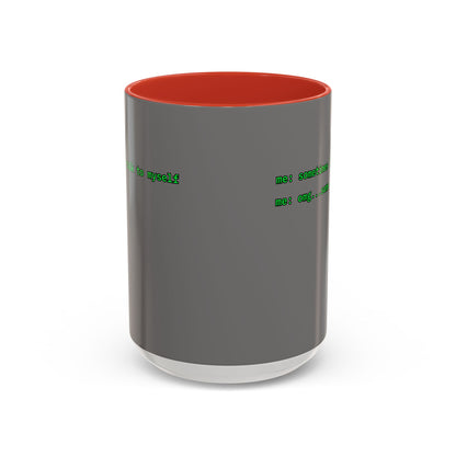 Sometimes I talk to myself - me: omg...same Grey Accent Mug by cypherpunkgear.com