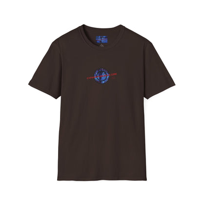 2-sided, cypherpunkgear.com logo Dark colors Unisex T-Shirt by cypherpunkgear.com