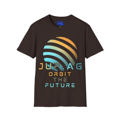 Jupiter (JUP) Orbit the Future Dark colors Unisex T-Shirt by cypherpunkgear.com