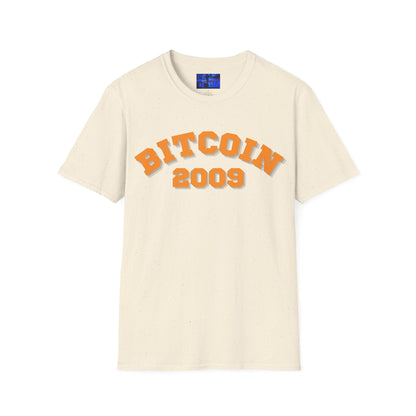 Bitcoin 2009 Light colors Unisex T-Shirt by cypherpunkgear.com