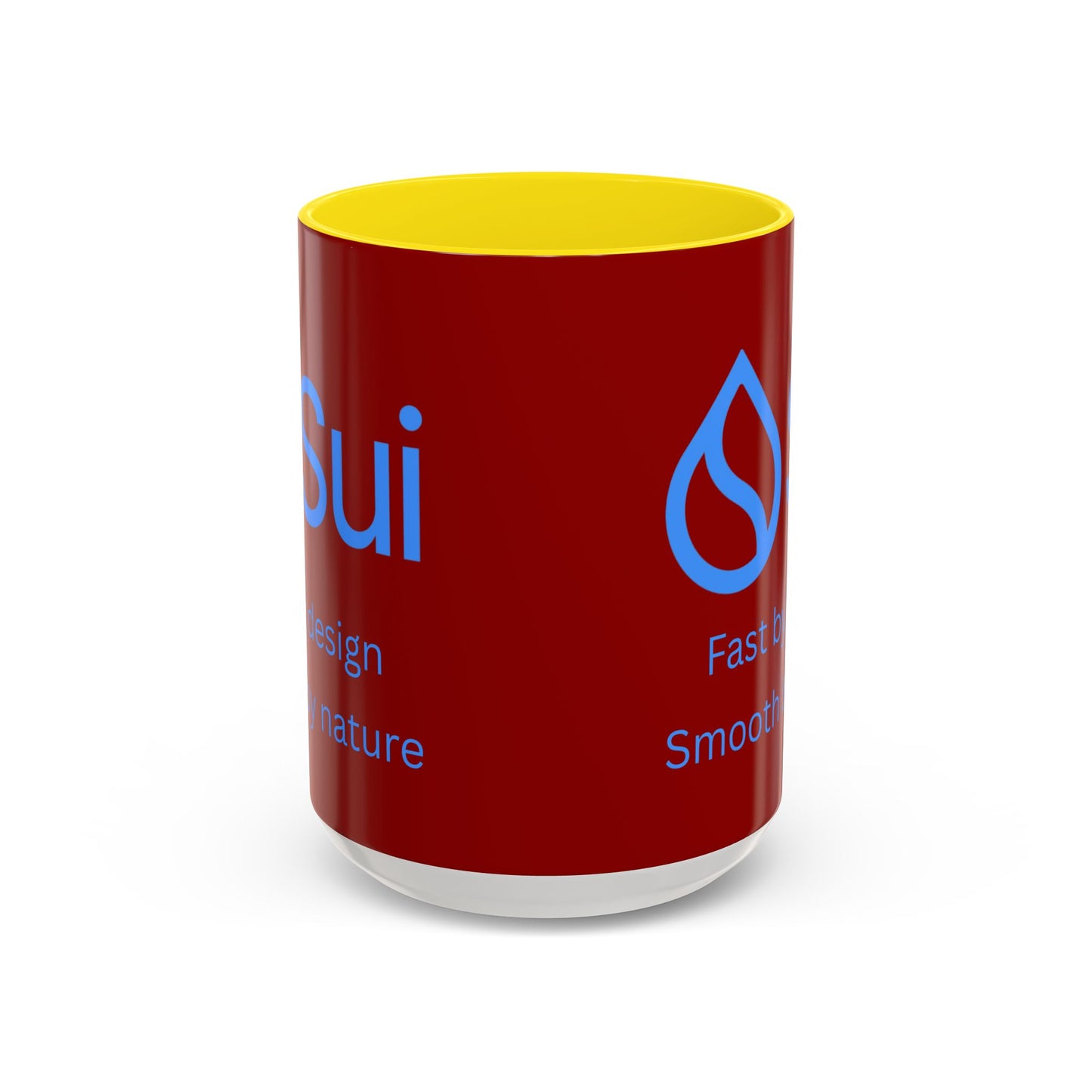 SUI Red Accent Mug by cypherpunkgear.com