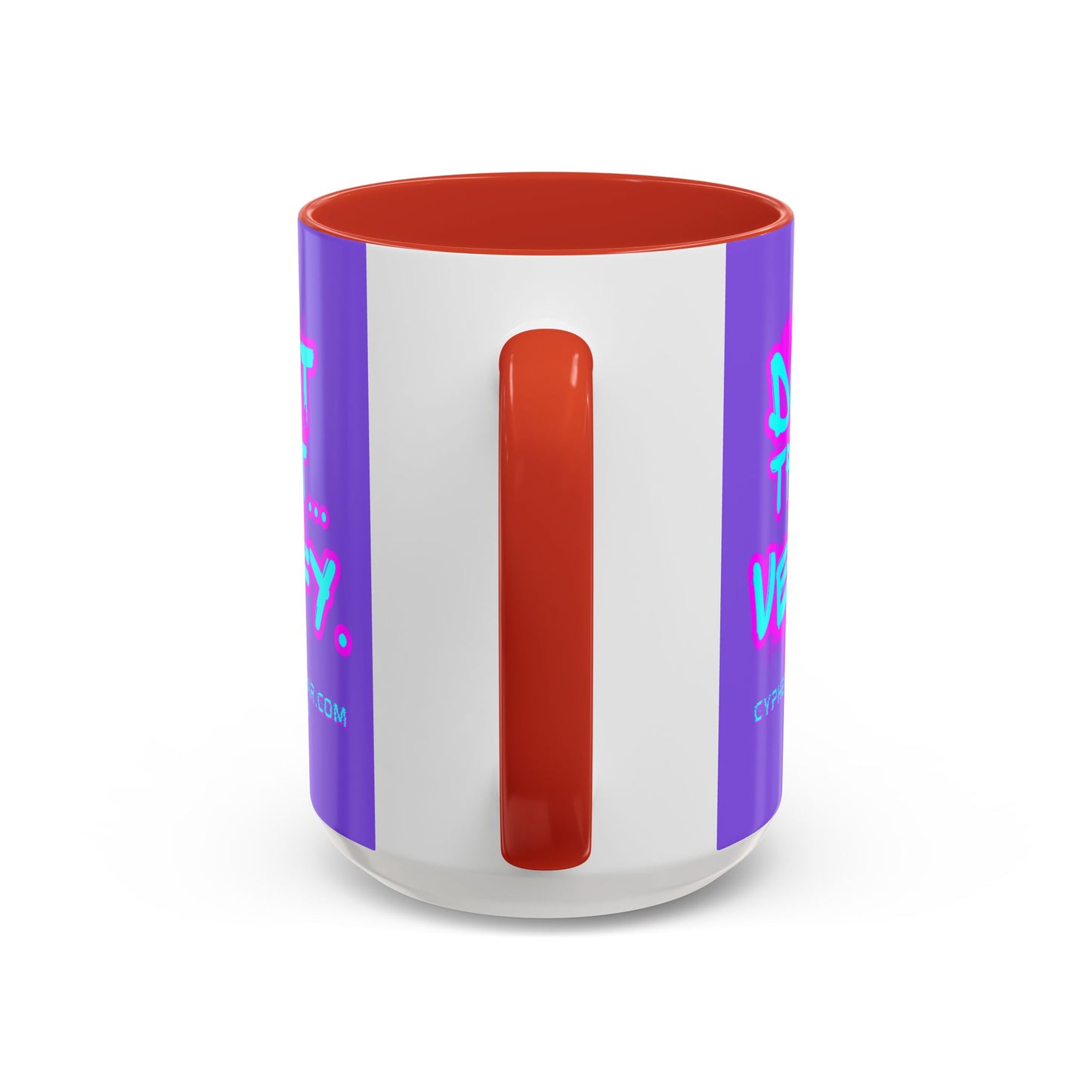 Don't Trust...Verify. Light Purple Accent Mug by cypherpunkgear.com