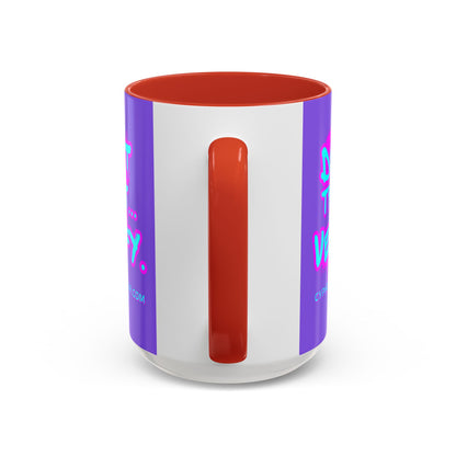 Don't Trust...Verify. Light Purple Accent Mug by cypherpunkgear.com