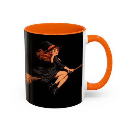 Hazel Hex Black Accent Mug by CreepyCrafts.boo