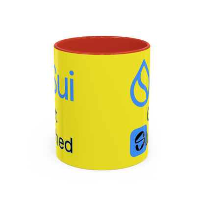 Sui: Get Slushed Yellow Accent Mug by cypherpunkgear.com