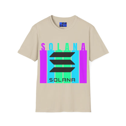 Solana (SOL) Freedom LTcolors Unisex T-Shirt by cypherpunkgear