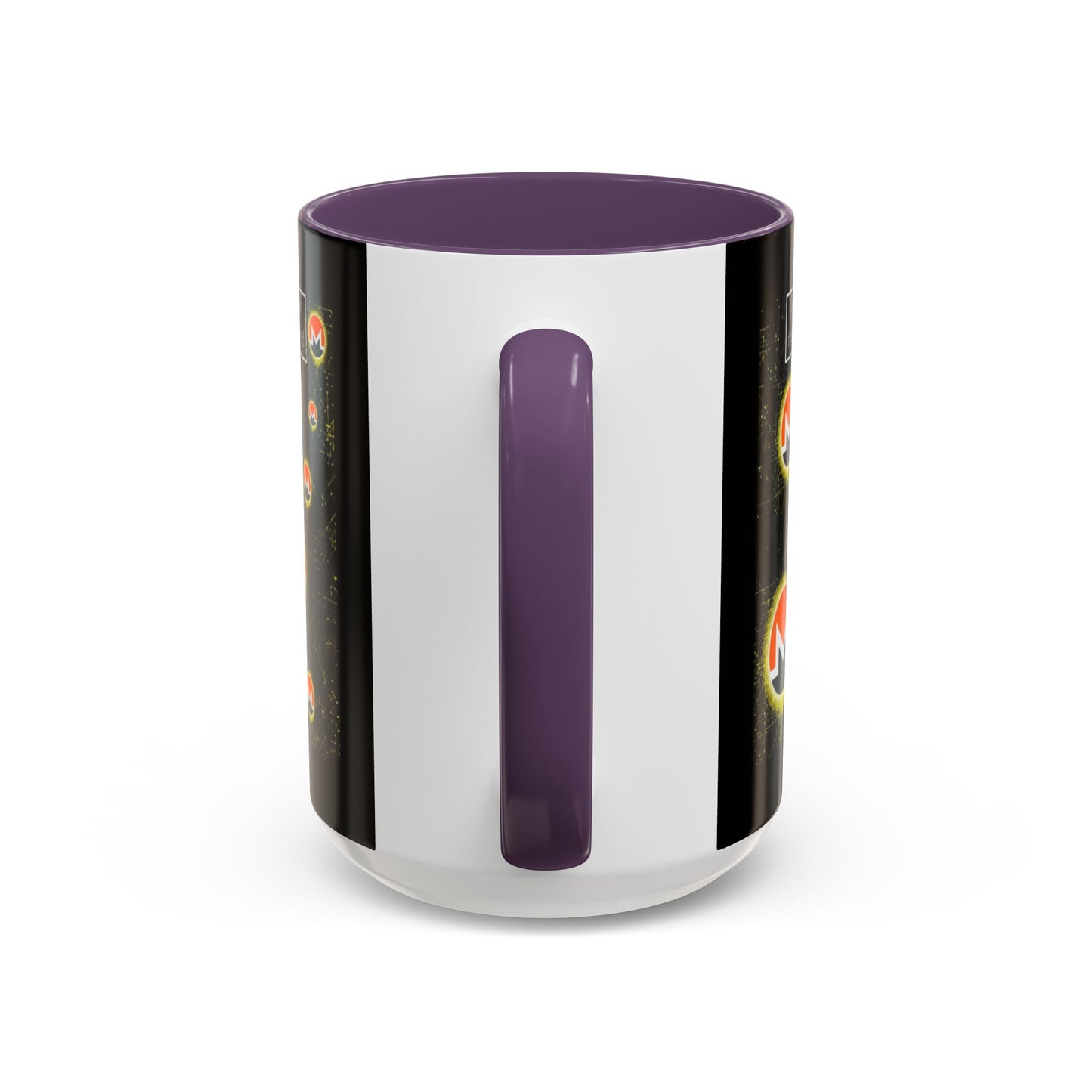Monero (XMR) don't assume your freedoms are assured Black Accent Mug by cypherpunkgear.com