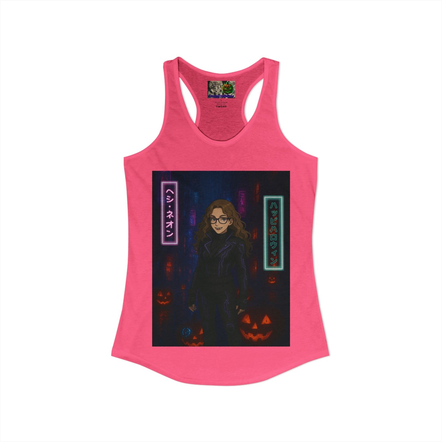 Hethyr Neon Women's Racerback Tank Top by CreepyCrafts.boo