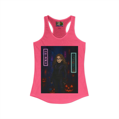 Hethyr Neon Women's Racerback Tank Top by CreepyCrafts.boo