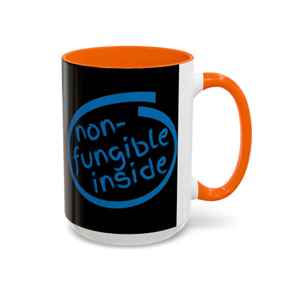 Non-Fungible Inside Black Accent Mug by cypherpunkgear.com