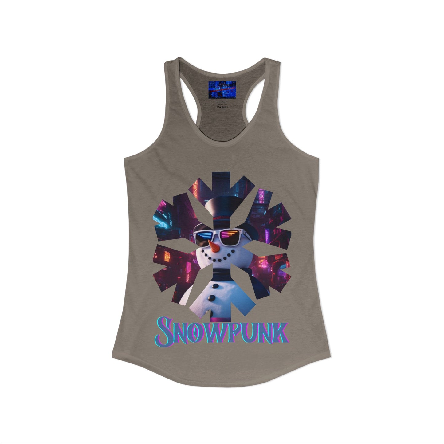 Snowpunk Women's Racerback Tank Top by cypherpunkgear.com