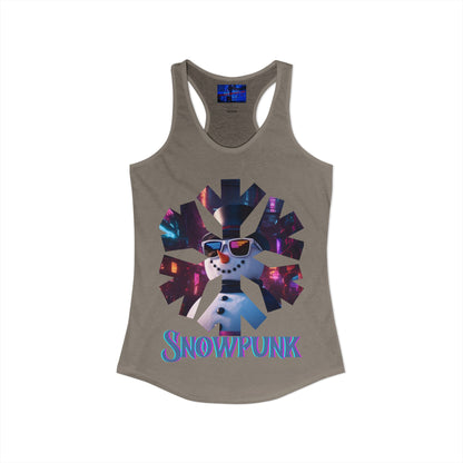 Snowpunk Women's Racerback Tank Top by cypherpunkgear.com