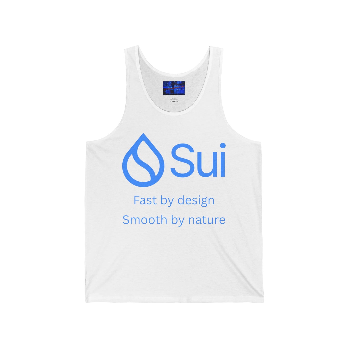 SUI Unisex Jersey Tank Top by cypherpunkgear.com