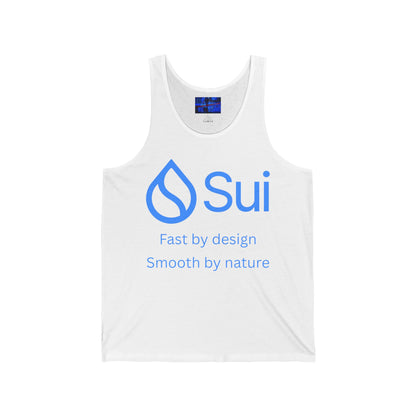 SUI Unisex Jersey Tank Top by cypherpunkgear.com