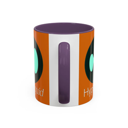 Hyperliquid White font Orange Accent Mug by cypherpunkgear.com