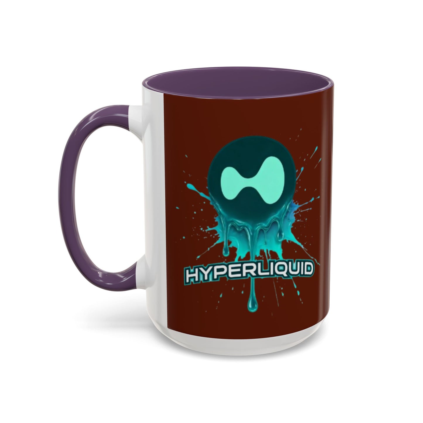 HYPE Drip Brown Accent Mug by cypherpunkgear.com