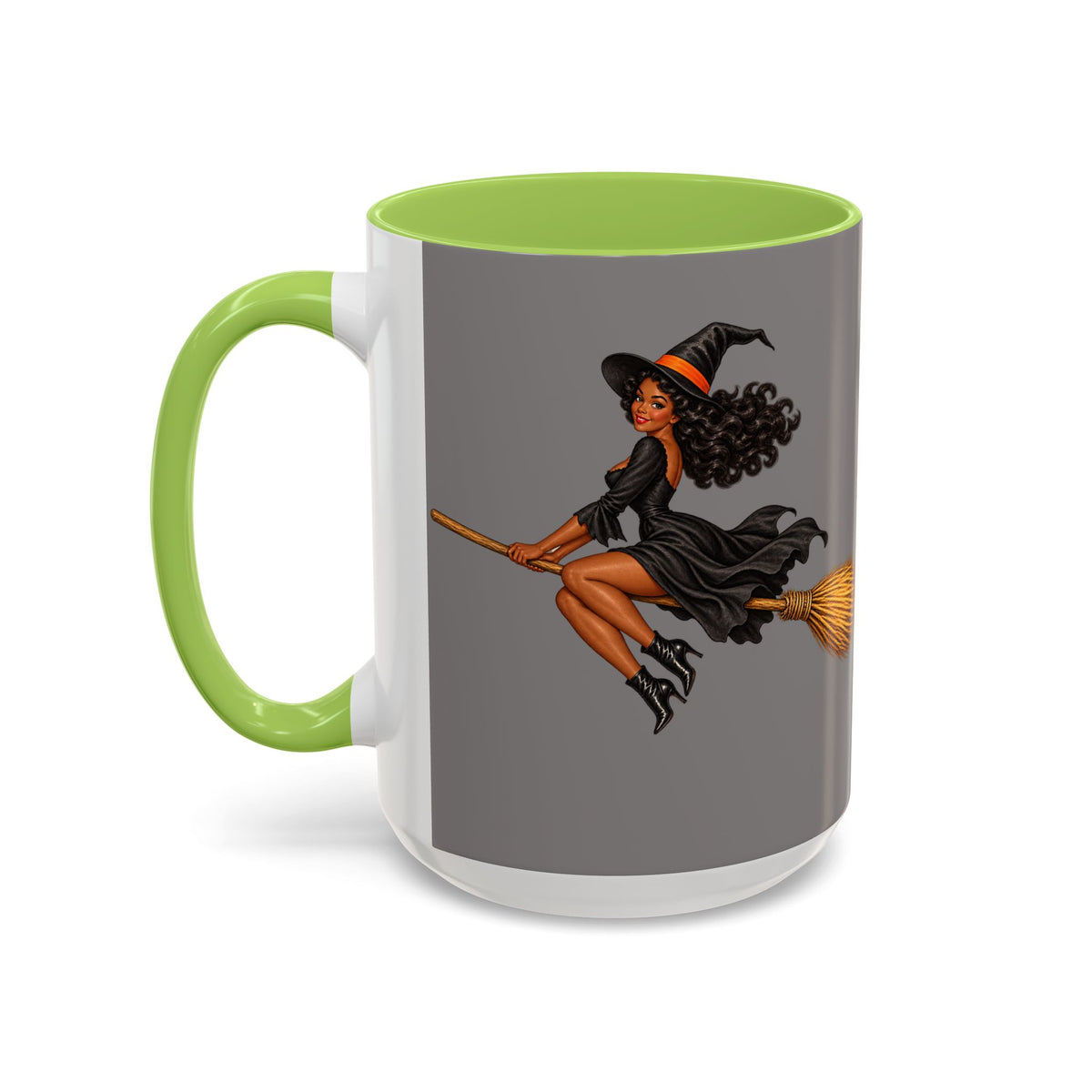 Velvet Vex Grey Accent Mug by CreepyCrafts.boo