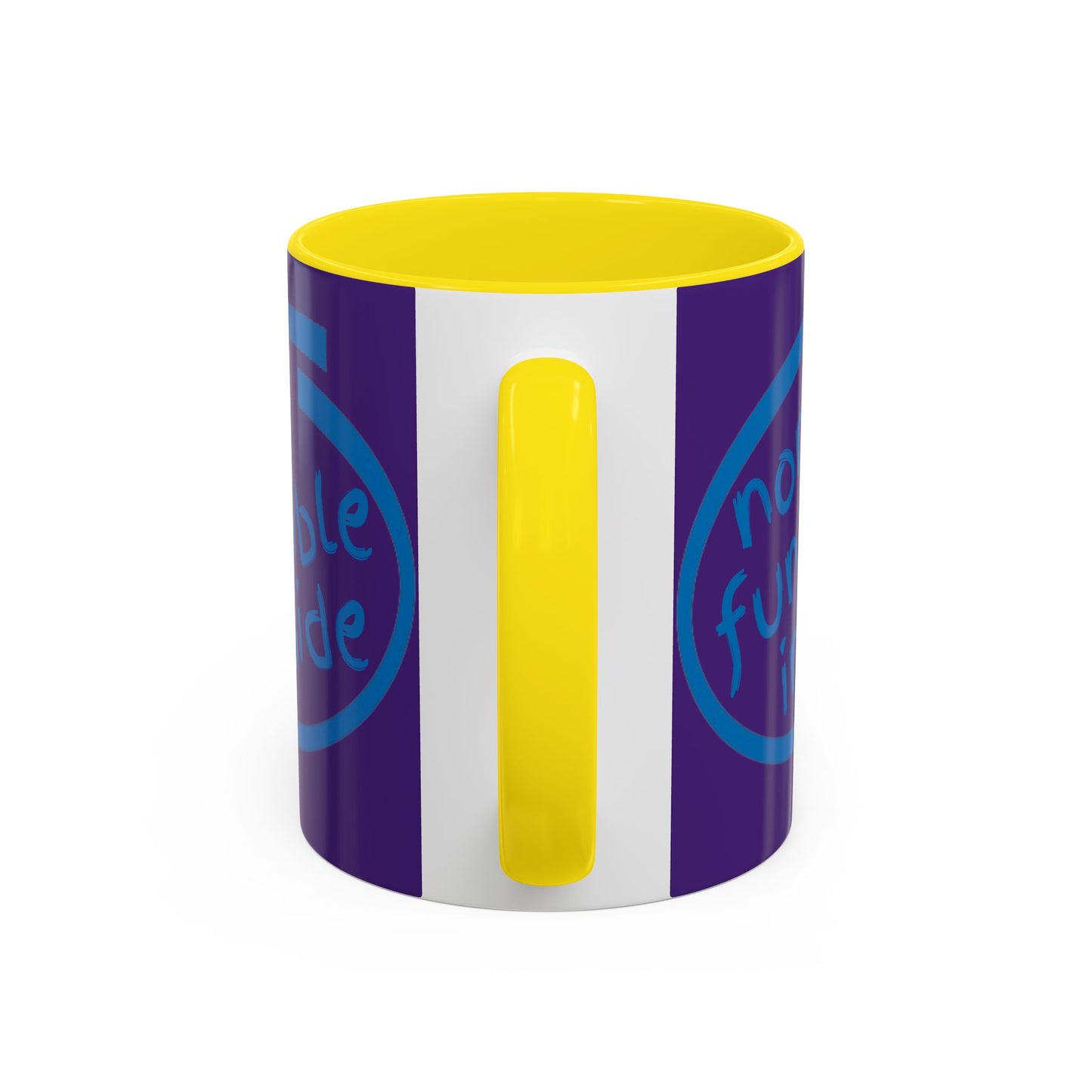 Non-Fungible Inside Purple Accent Mug by cypherpunkgear.com