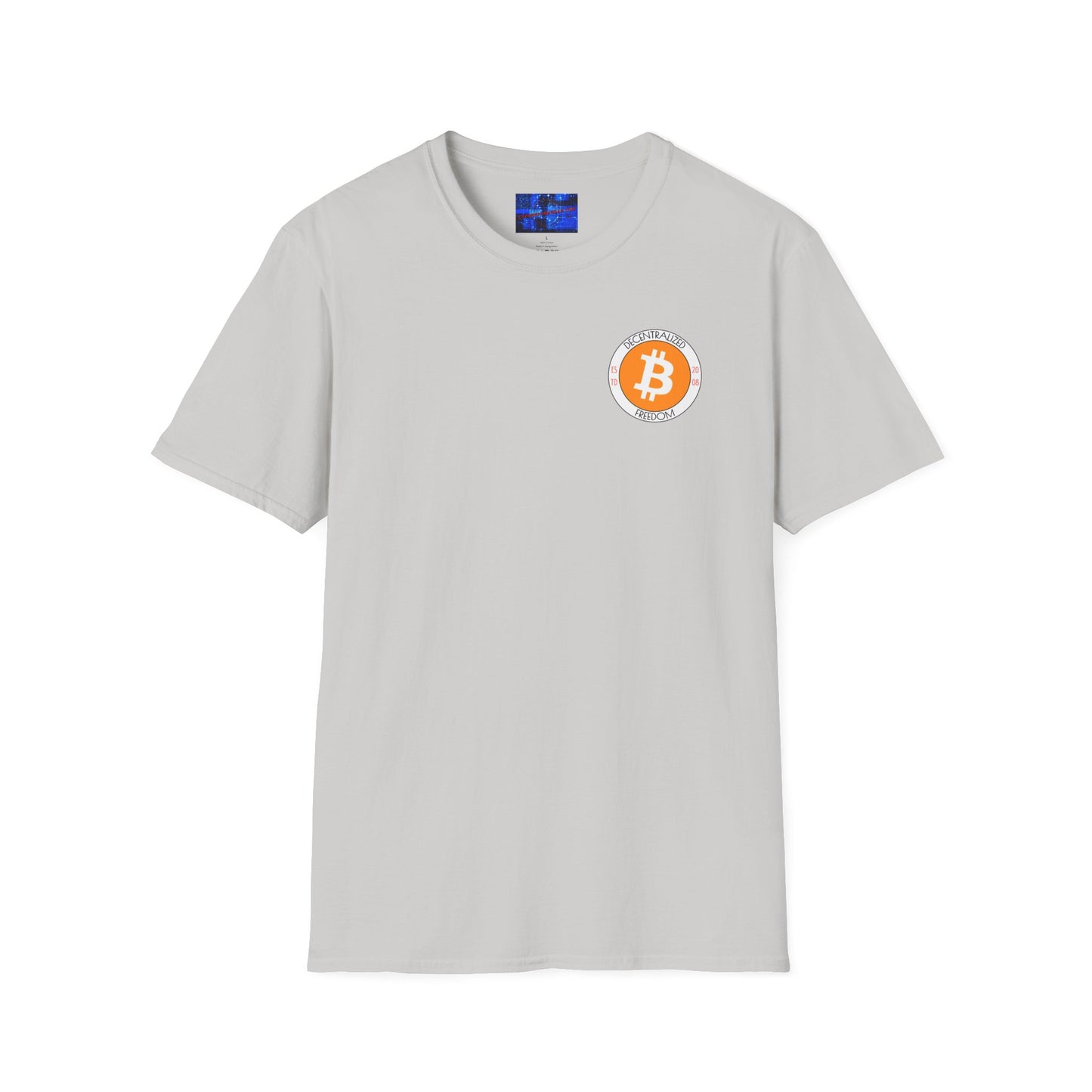 Bitcoin de 2 caras: ¡Libertad descentralizada de cypherpunkgear! Camiseta unisex de estilo suave