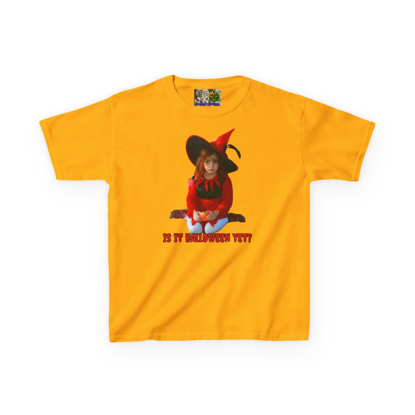Is it Halloween yet? Kids Heavy Cotton™ Tee by CreepyCrafts.boo