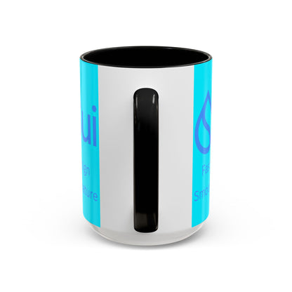SUI Light Blue Accent Mug by cypherpunkgear.com