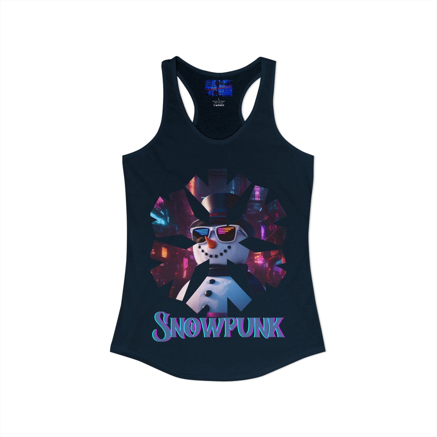 Snowpunk Women's Racerback Tank Top by cypherpunkgear.com