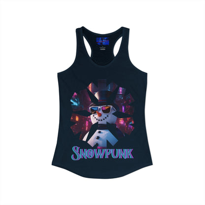 Snowpunk Women's Racerback Tank Top by cypherpunkgear.com