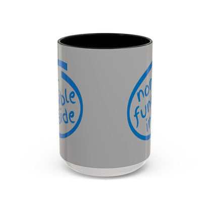Non-Fungible Inside Grey Accent Mug by cypherpunkgear.com