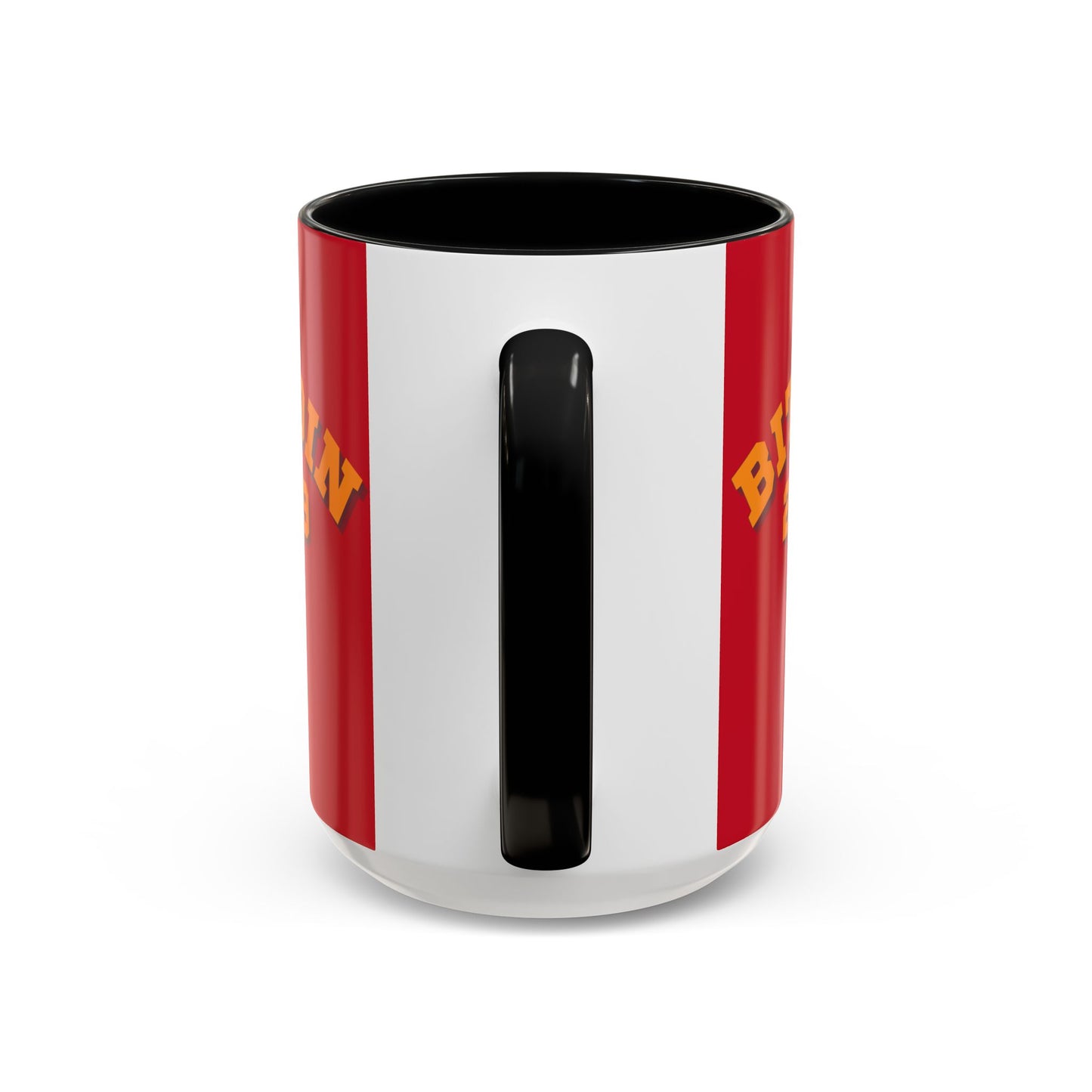 Bitcoin 2009 Red Accent Mug by cypherpunkgear.com