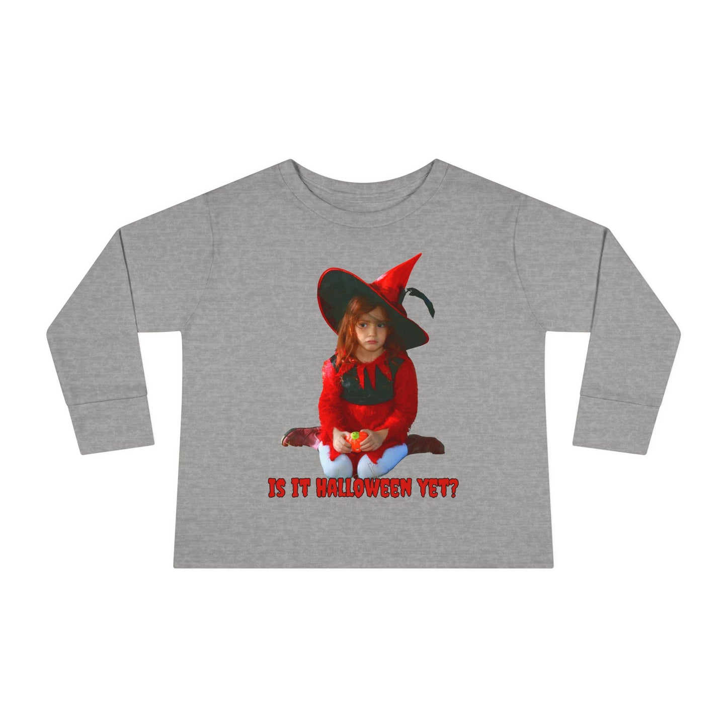 Is it Halloween yet? Toddler Long Sleeve Tee by cypherpunkgear