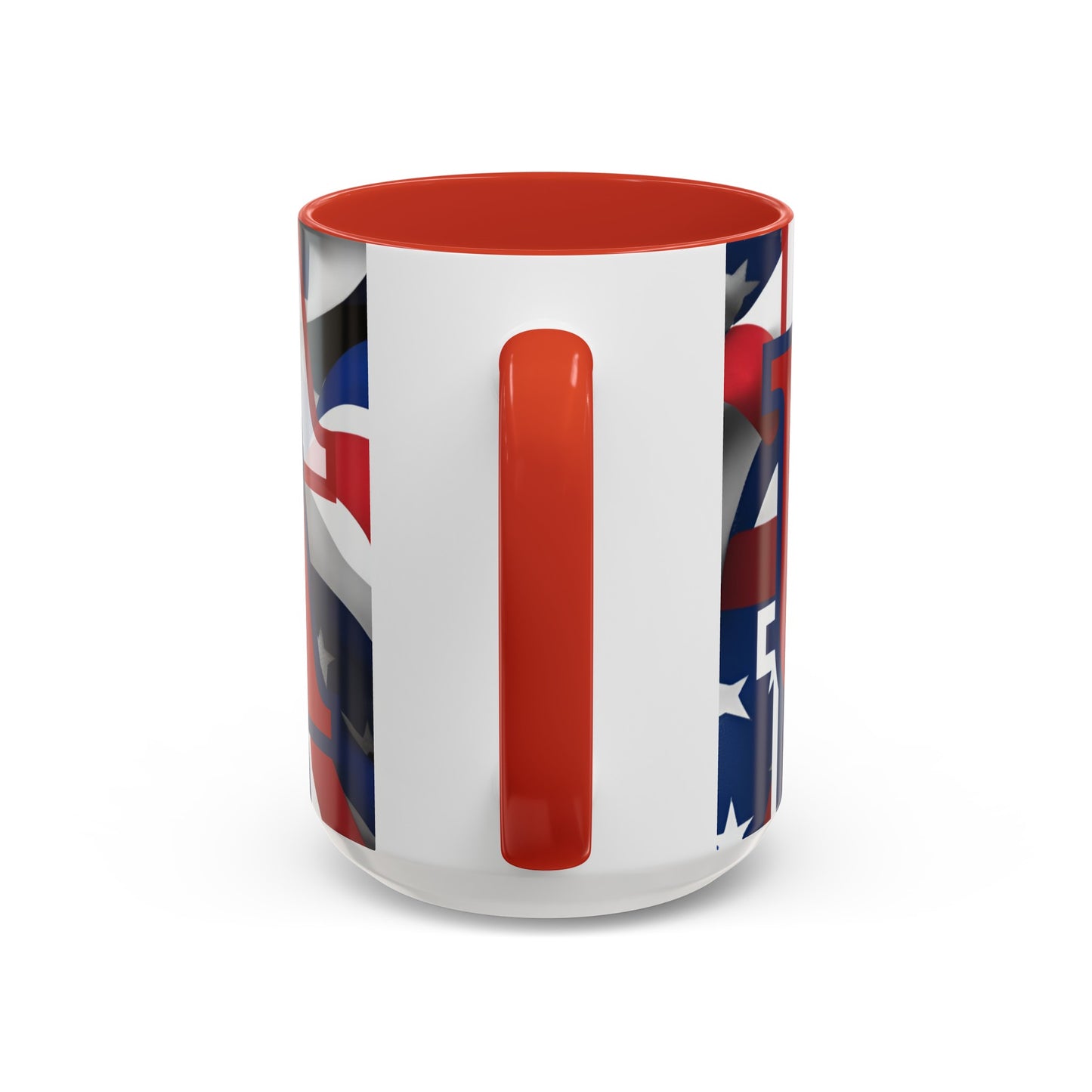 USA! USA! USA RDfont Patriot Accent Mug by cypherpunkgear