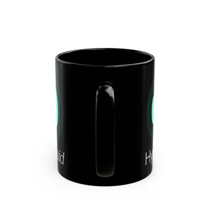 Hyperliquid White font Black Mug by cypherpunkgear.com