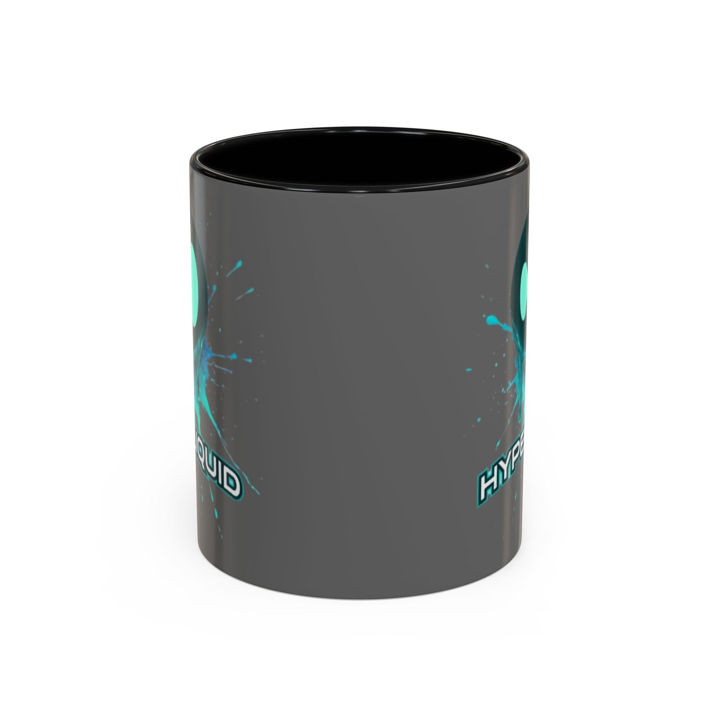 HYPE Drip Grey Accent Mug by cypherpunkgear.com