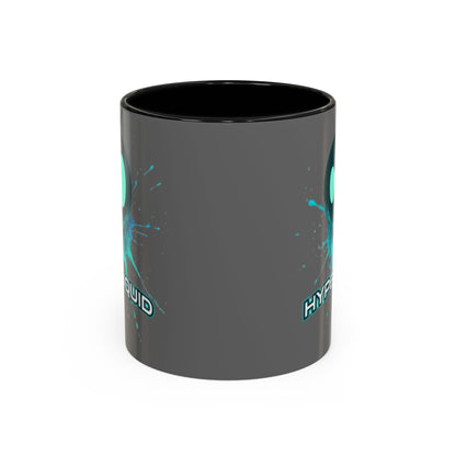 HYPE Drip Grey Accent Mug by cypherpunkgear.com