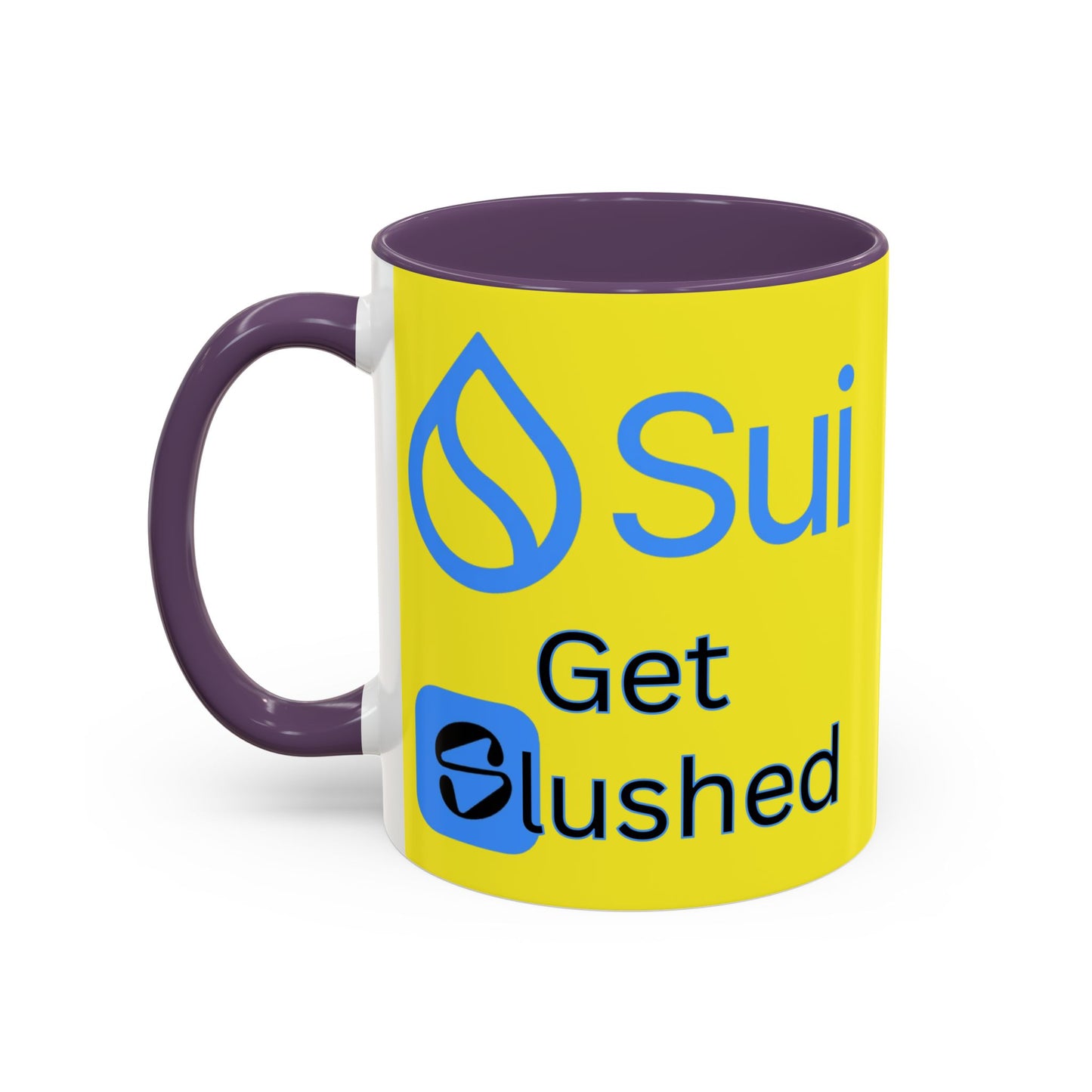 Sui: Get Slushed Yellow Accent Mug by cypherpunkgear.com
