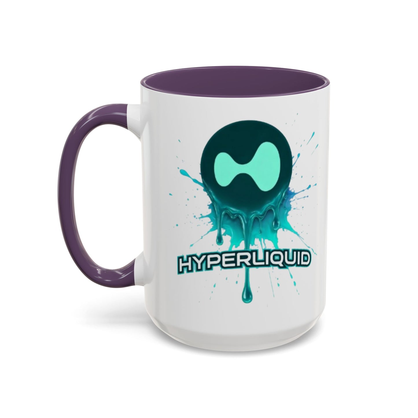 HYPE Drip White Accent Mug by cypherpunkgear.com