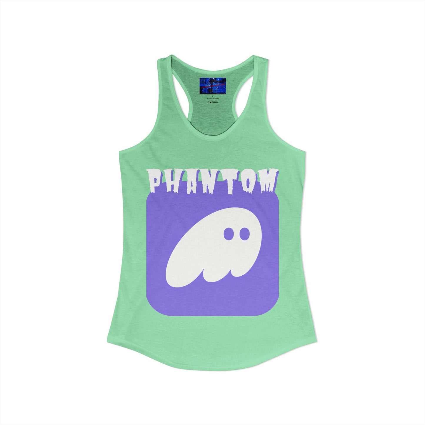 Phantom Hot Wallet Women's Racerback Tank Top by cypherpunkgear.com