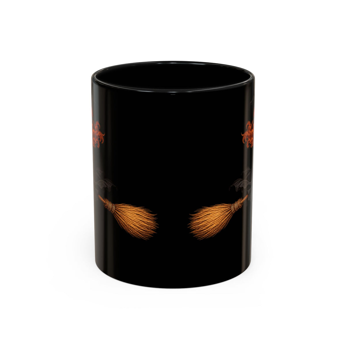 Hazel Hex Black Accent Mug by CreepyCrafts.boo