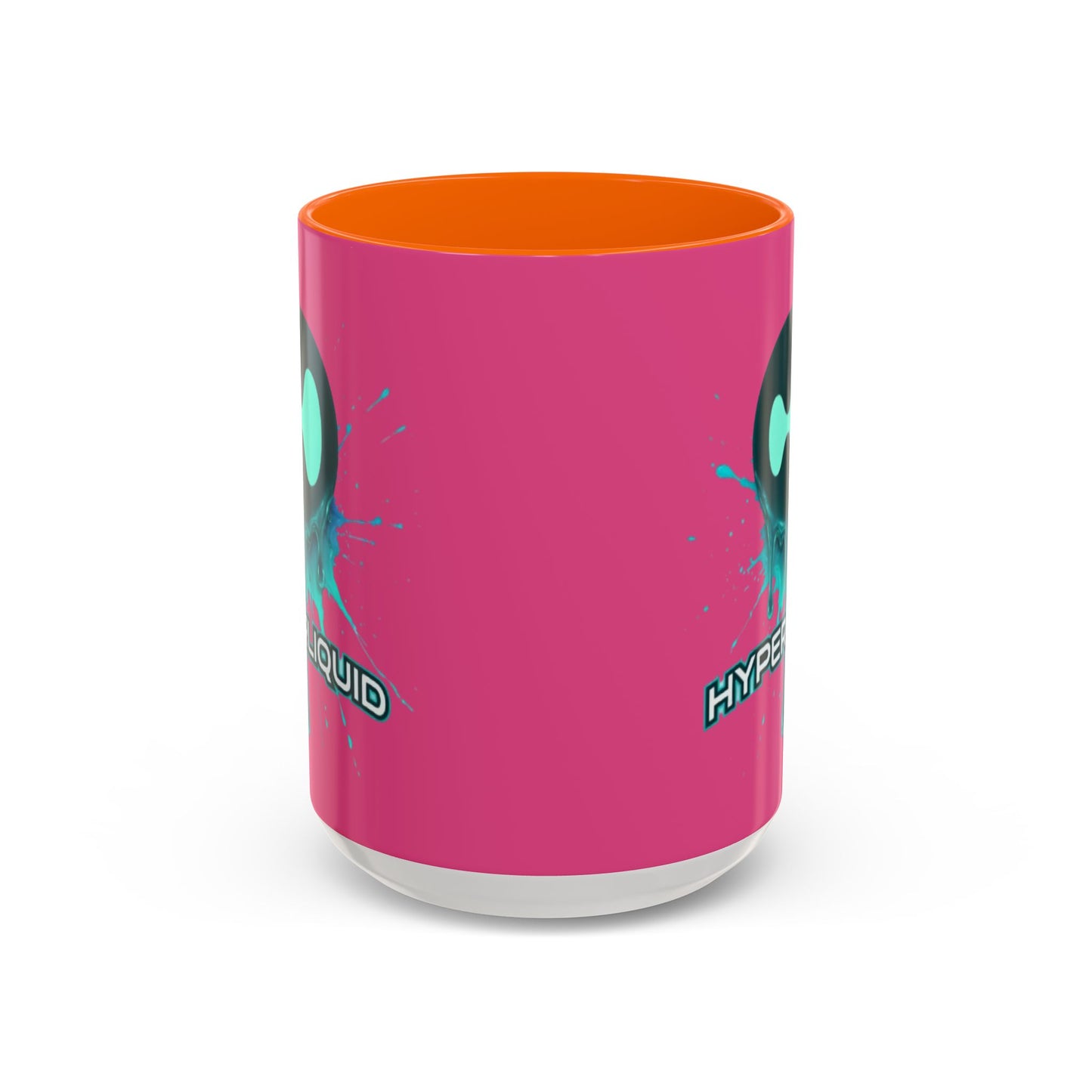 HYPE Drip Pink Accent Mug by cypherpunkgear.com