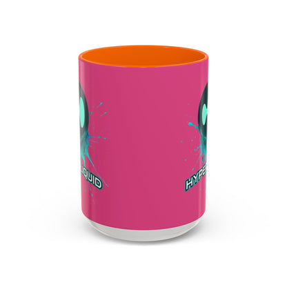 HYPE Drip Pink Accent Mug by cypherpunkgear.com
