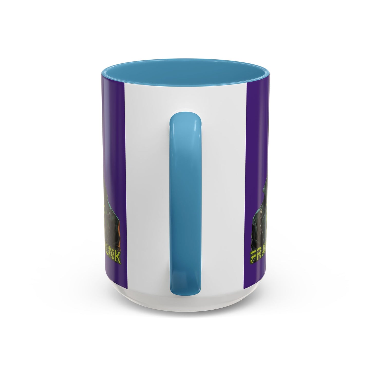 Frankenpunk Purple Accent Mug by CreepyCrafts.boo