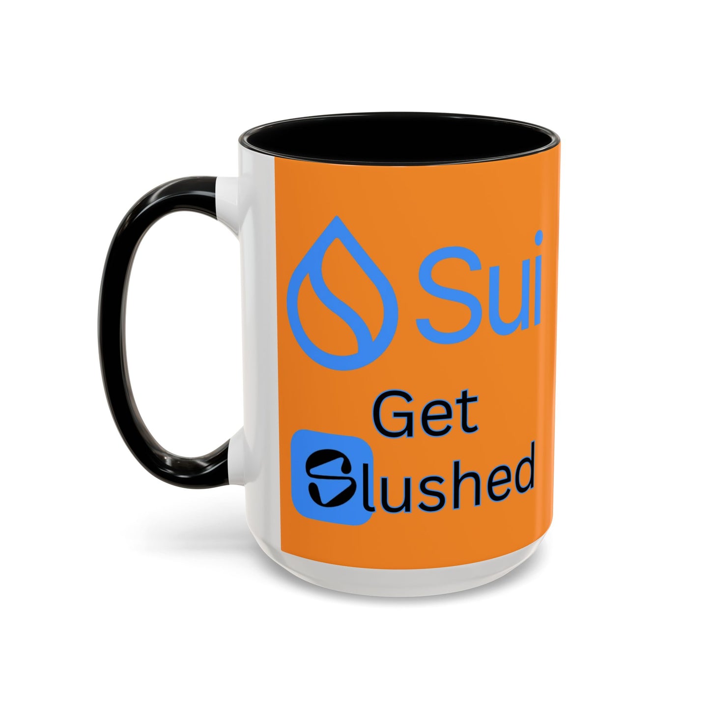 Sui: Get Slushed Orange Accent Mug by cypherpunkgear.com