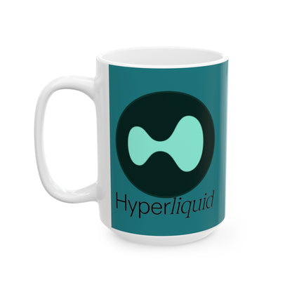 Hyperliquid Black font Hyperliquid Mug by cypherpunkgear.com