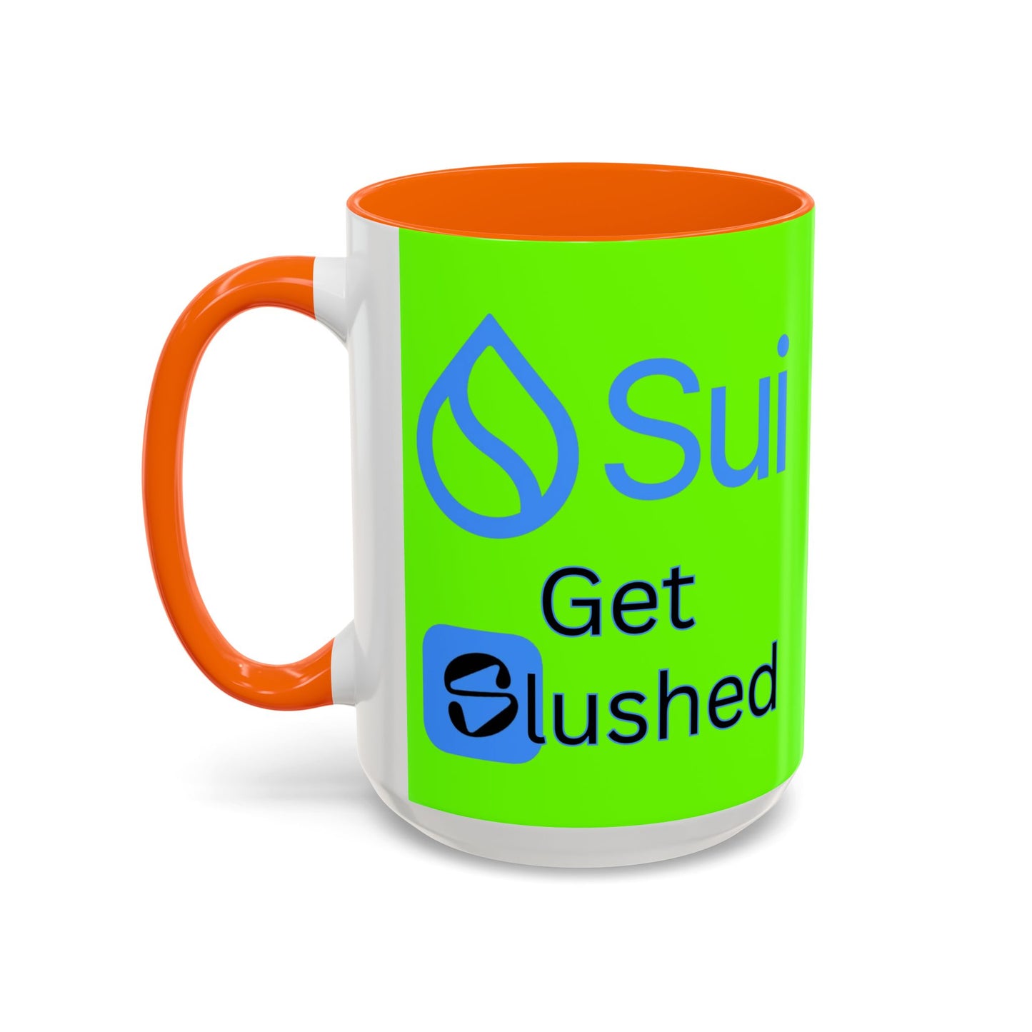 Sui: Get Slushed Green Accent Mug by cypherpunkgear.com