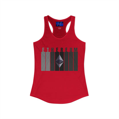 Ethereum (ETH) Women's Racerback Tank Top by cypherpunkgear.com